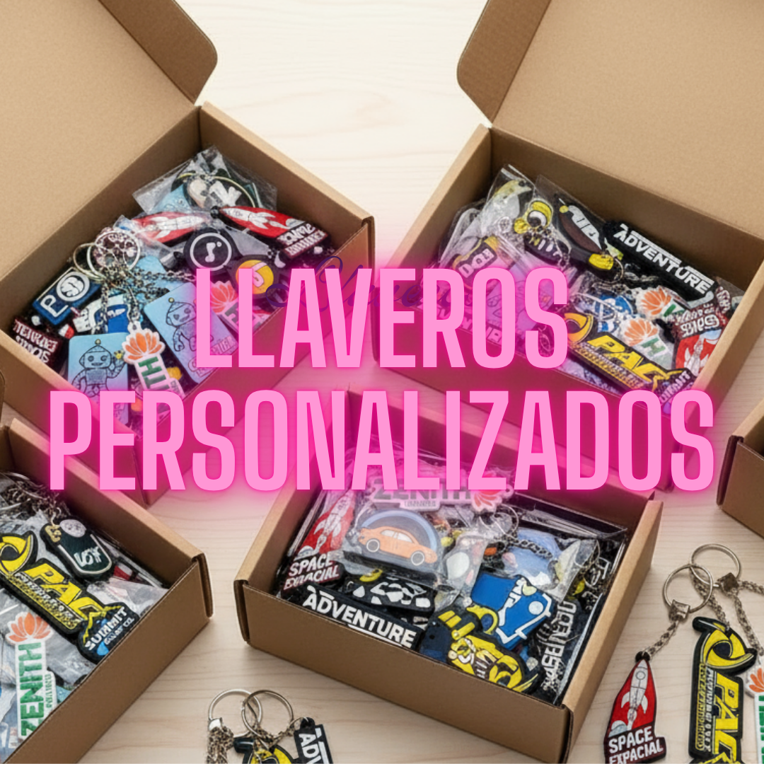 Llaveros personalizados en 3D